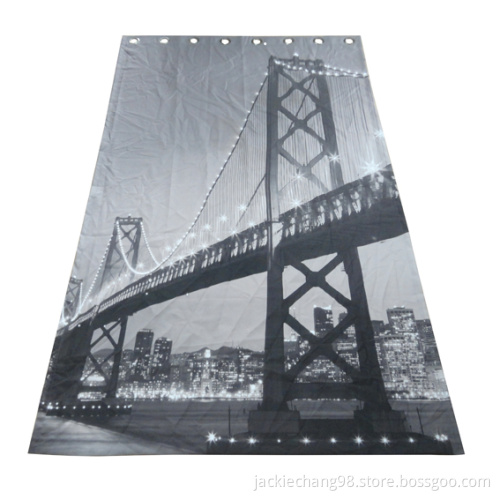 Digital Print Eyelet Curtain